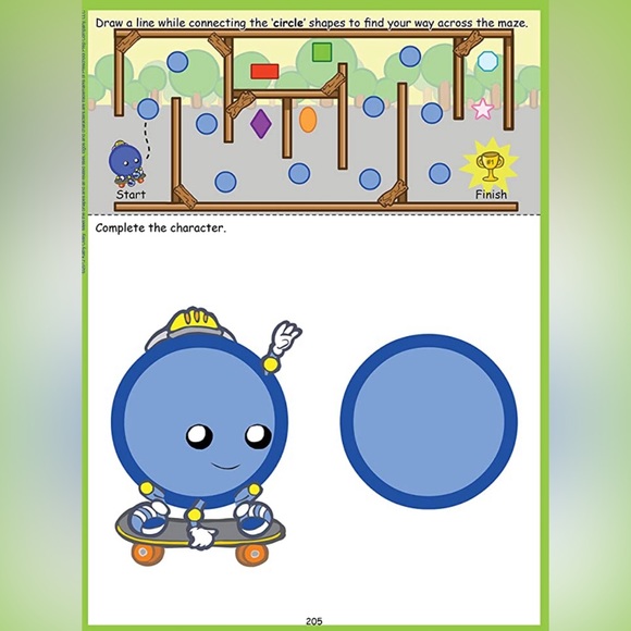 NEW Preschool Prep Workbook letters, numbers, shapes, colors - Picture 2 of 8